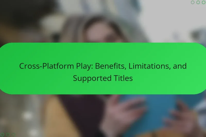 Cross-Platform Play: Benefits, Limitations, and Supported Titles