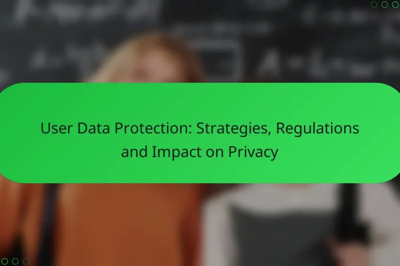 User Data Protection: Strategies, Regulations and Impact on Privacy