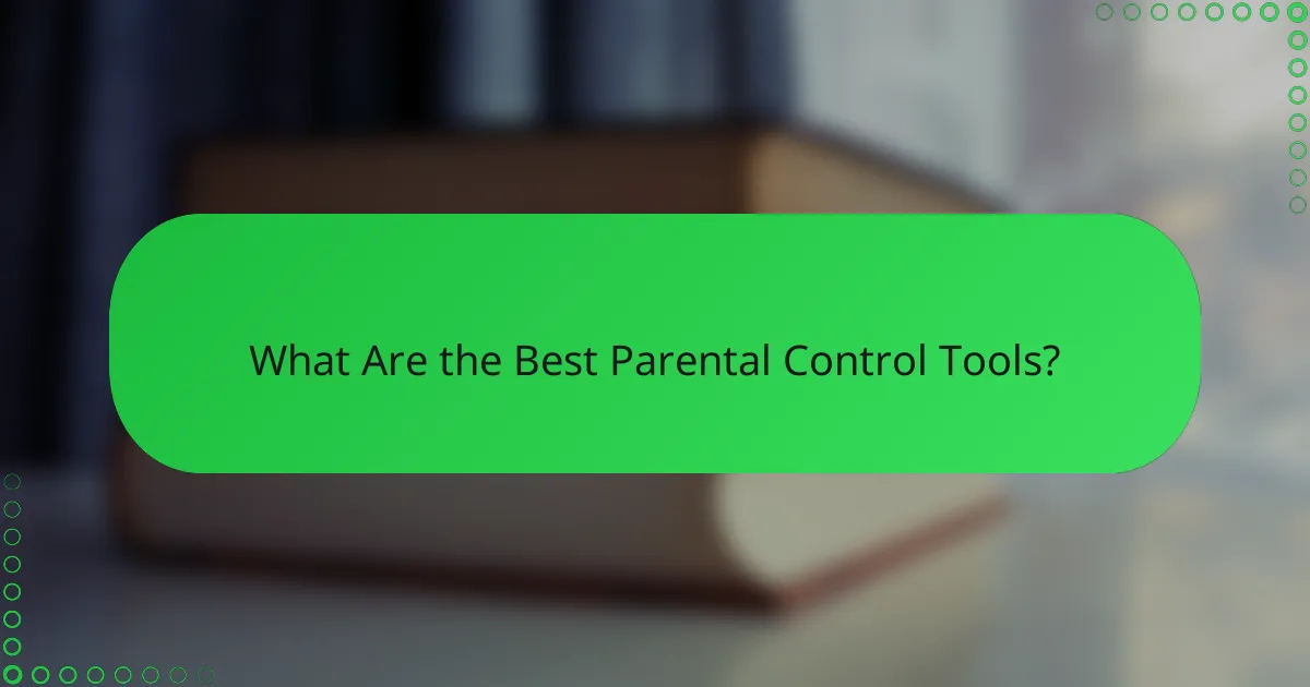 What Are the Best Parental Control Tools?